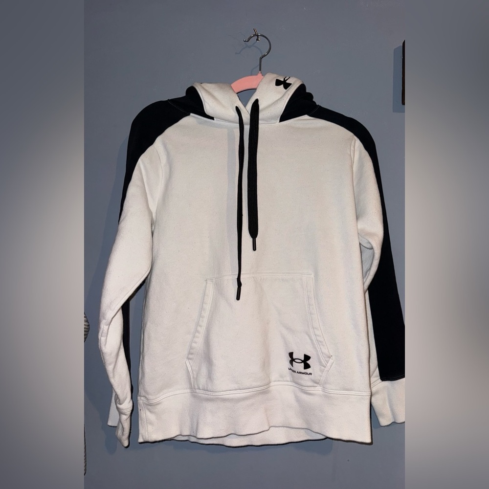 Under Armour Black and White Hoodie